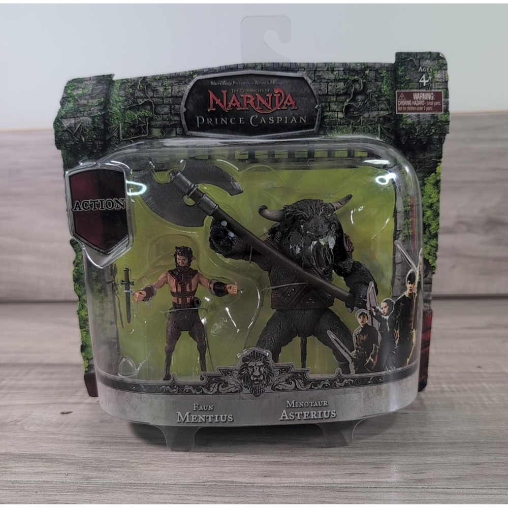Jakks Pacific Chronicles of Narnia Prince Caspian Faun Mentius Minotaur Asterius